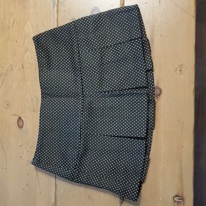 Vintage Alice and Olivia black pleated mini skirt, size 6, nwt